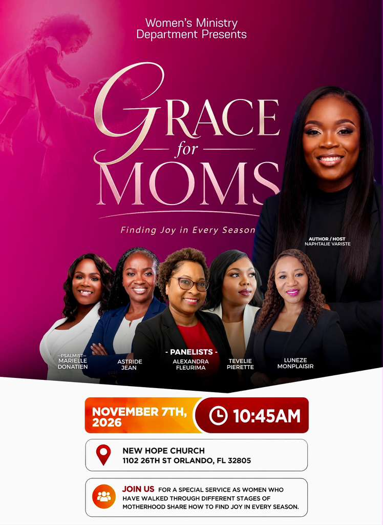 Grace for Moms event flyer